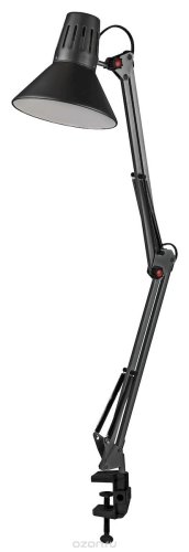 Светильник настольный Эра N-121-E27-40W-BK 220В 40Вт Черный фото Светильник настольный Эра N-121-E27-40W-BK 220В 40Вт Черный картинка